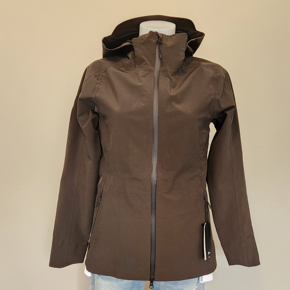 Imperial Motion womens waterproof Palisades active shell jacket olive green